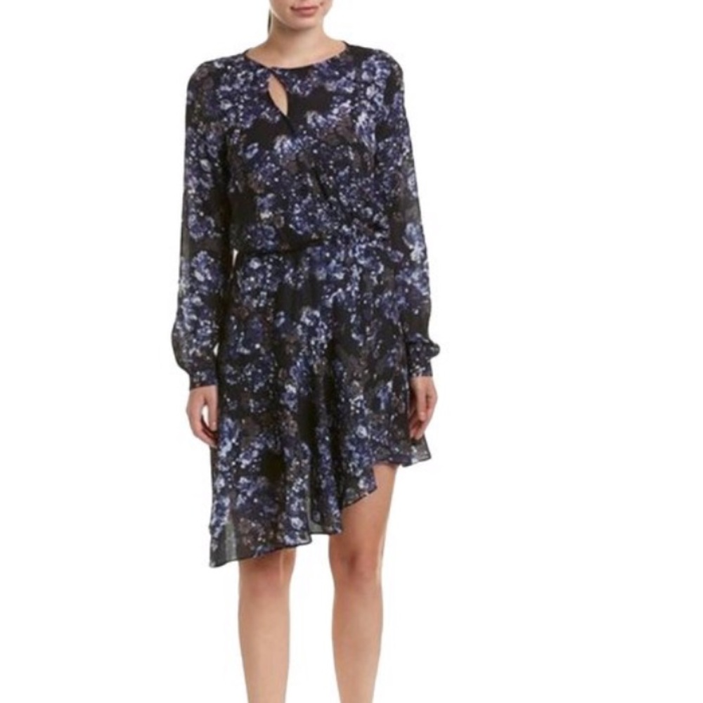 Parker Blue Bonnet A Symmetrical Dress L NWT